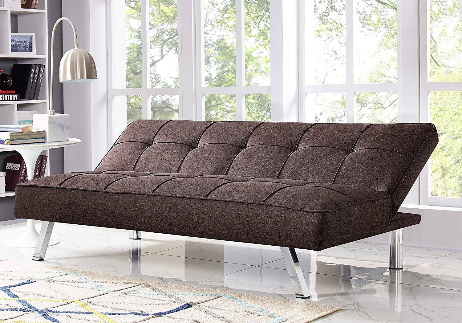 Serta Rane convertible sofa in lounge mode