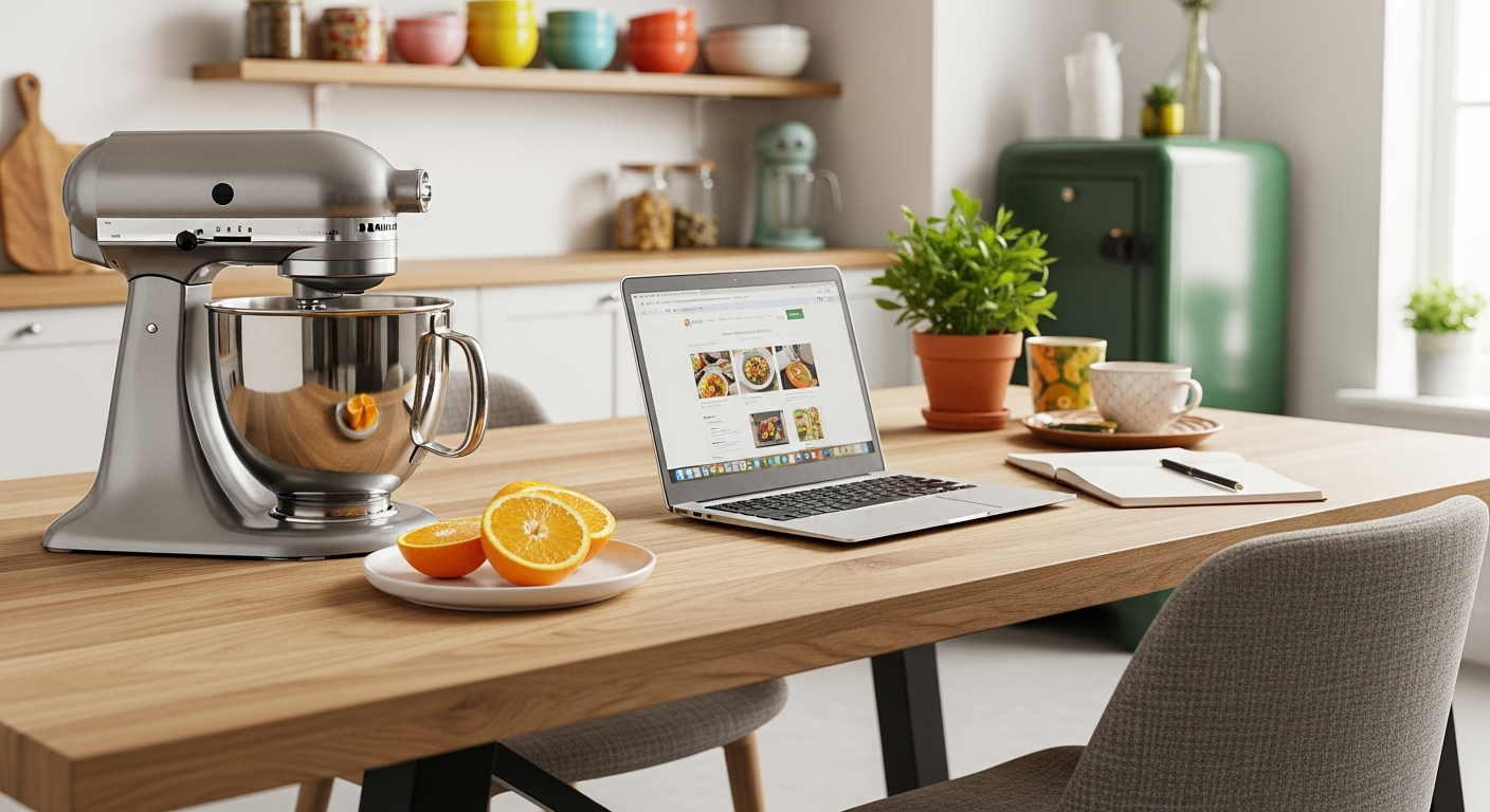 unfitted kitchen dining table trend style example