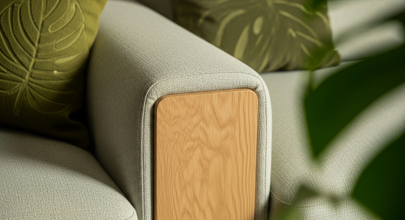 biophilic sofa design 2026 style example